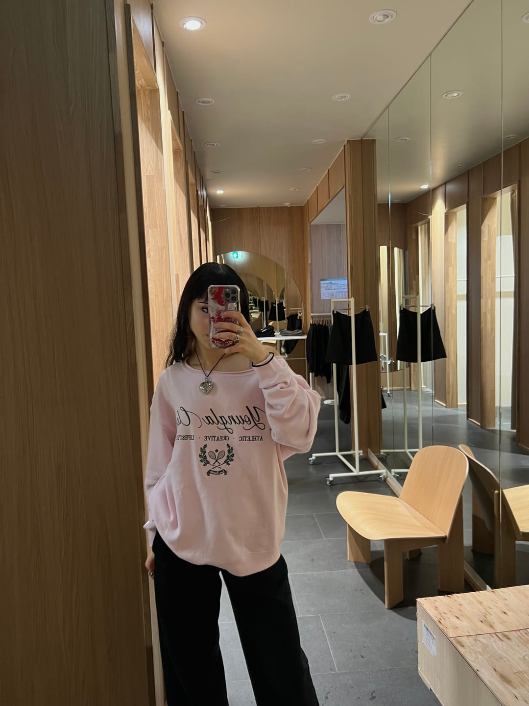 Customer photo review of W5158 - Off-shoulder Pullover