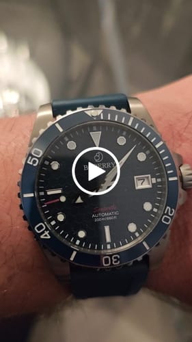 Customer video review of SEATURTLE.OCEAN(TITANIUM) - Automatic Titanium Diver Watch | Sea Blue