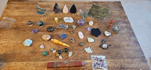 Customer photo review of Crystal Abundance Scoop — 100% Certified Natural Crystals