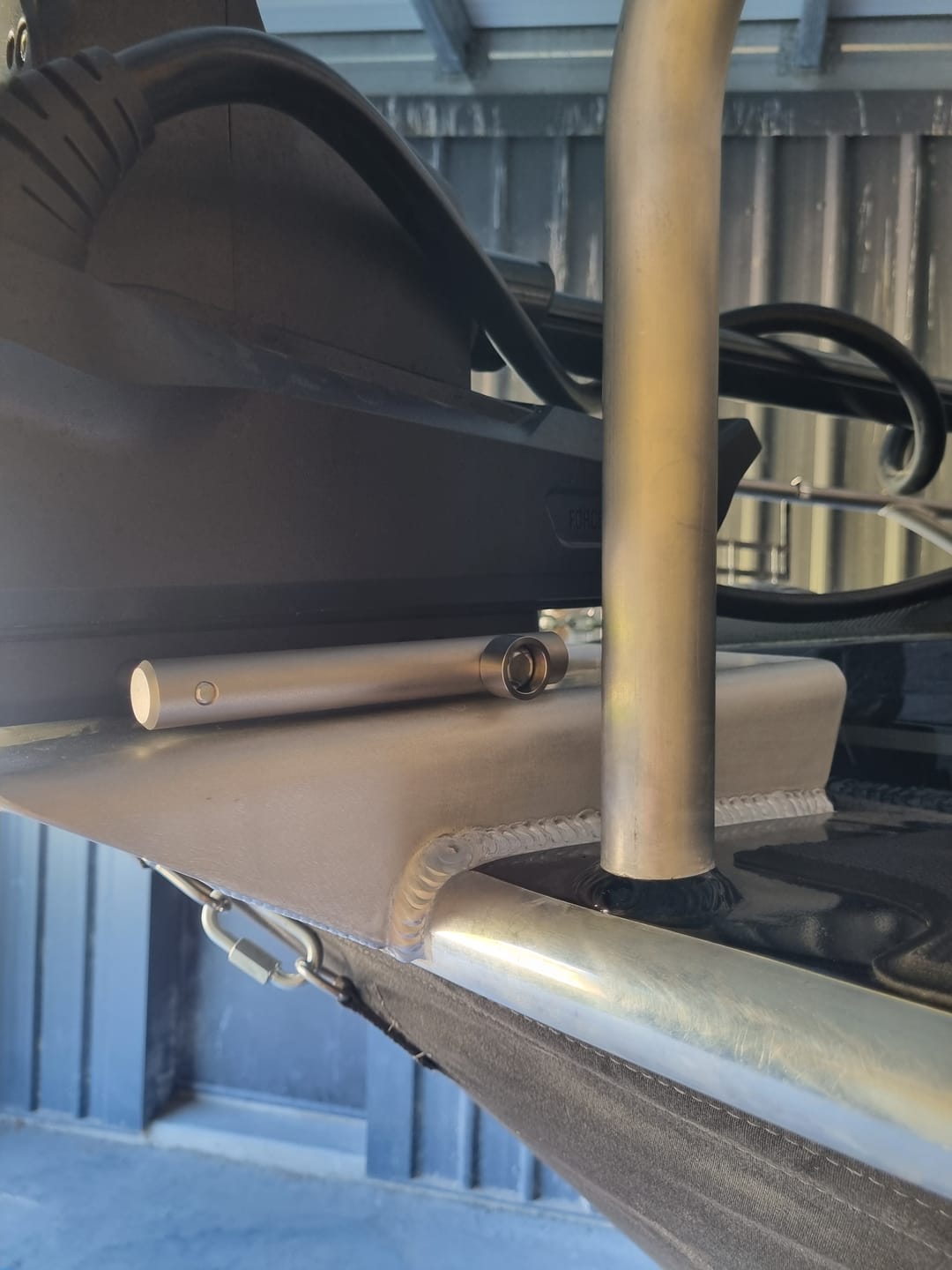 Customer photo review of Sea Secure Trolling Motor Lock