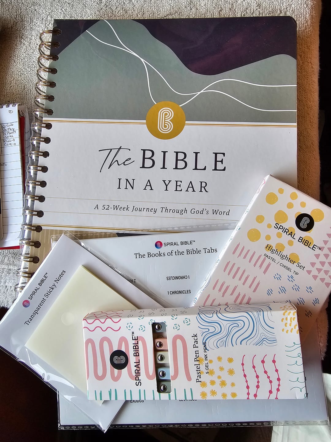 Customer photo review of Spiral Bible™ Tabs
