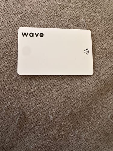 Customer photo review of Wave NFC Business Card