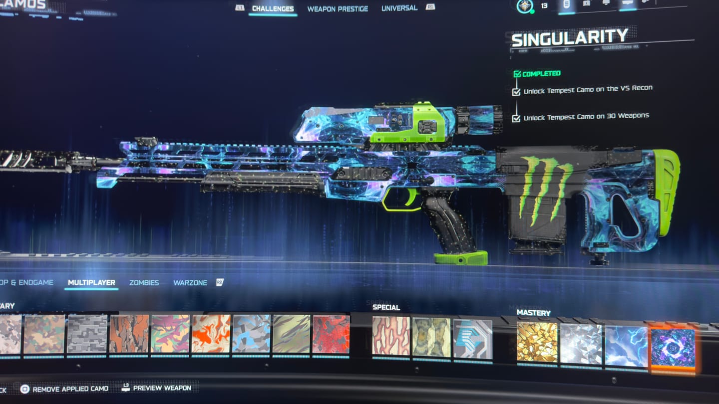 Customer photo review of BO7 - Multiplayer Camos