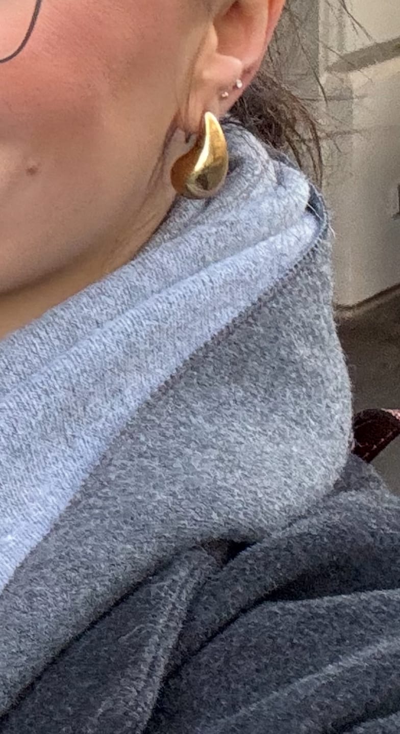 Customer photo review of Britt Earrings