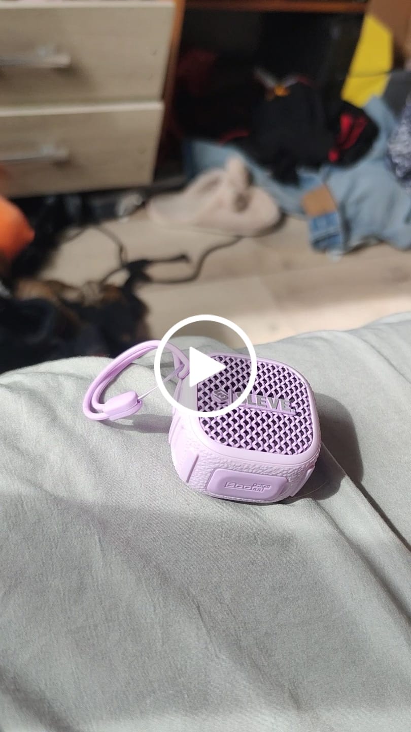 Customer video review of Parlante Bluetooth Sleve Boom Mini