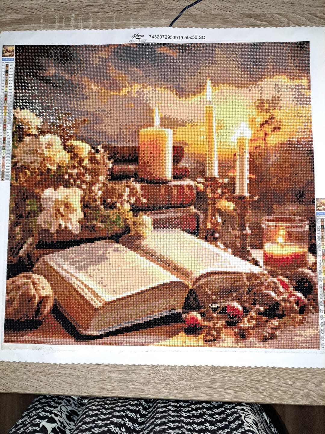 Customer photo review of The Holy Bible - Exclusive Premium Diamond Painting Kit