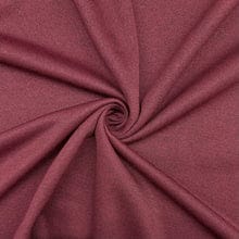 Customer photo review of Wine Melange Sweatshirt Fabric