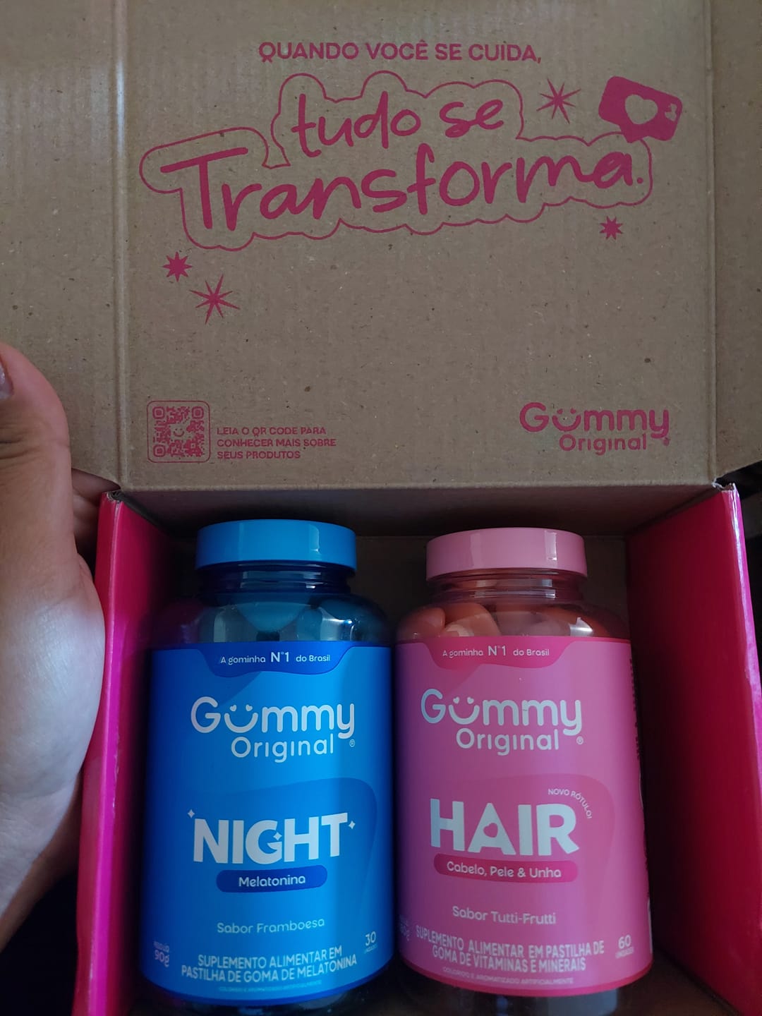 Customer photo review of 1 - Gummy® Hair - Tutti-Frutti 180g