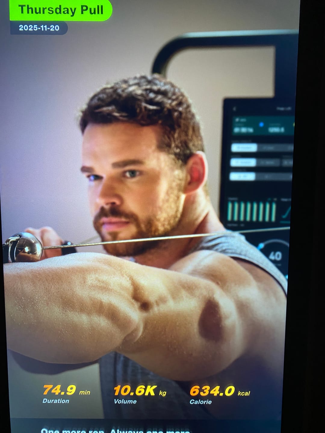 Customer photo review of Speediance Gym Monster 2 - Works Plus