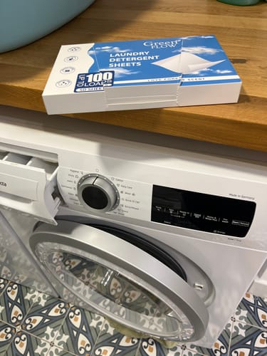 Customer photo review of דפי ניקוי כביסה