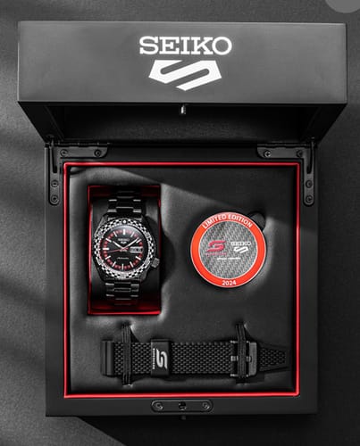 Customer photo review of Seiko 5 Sports 2024 Supercar Limited Edition Automatic Watch SRPL01K