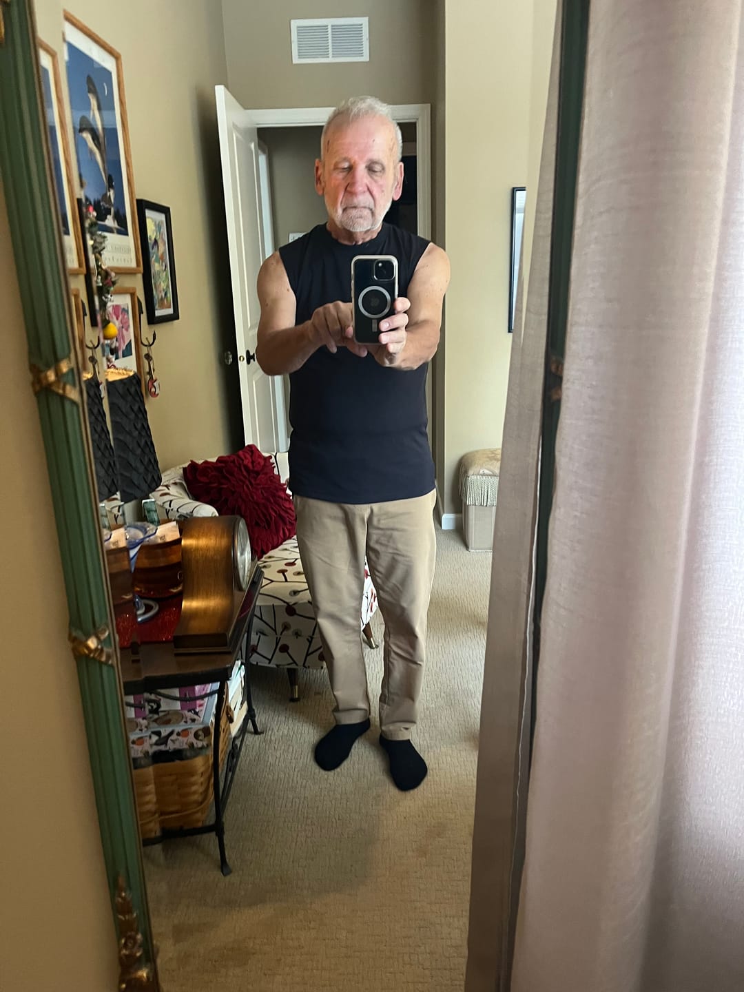 Customer photo review of Core Sleeveless Athletic Tank