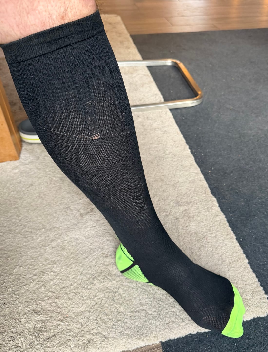 Customer photo review of Kompressionsstrümpfe Performance