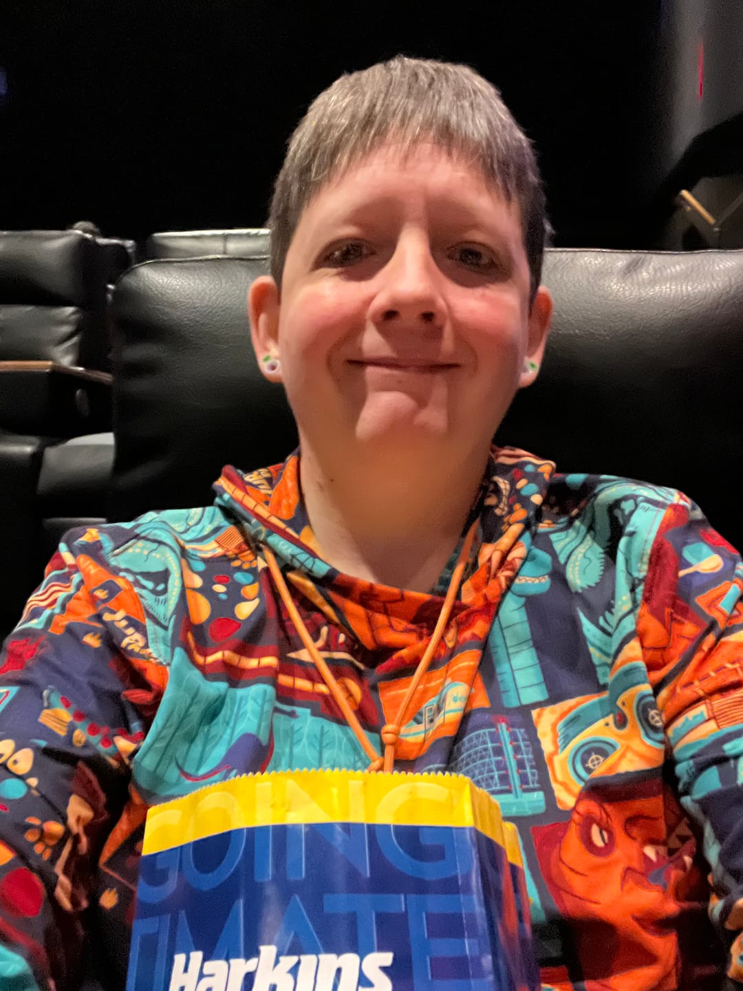 Customer photo review of Jurassic Park "Tiki Finds a Way" – Performance Hoodie