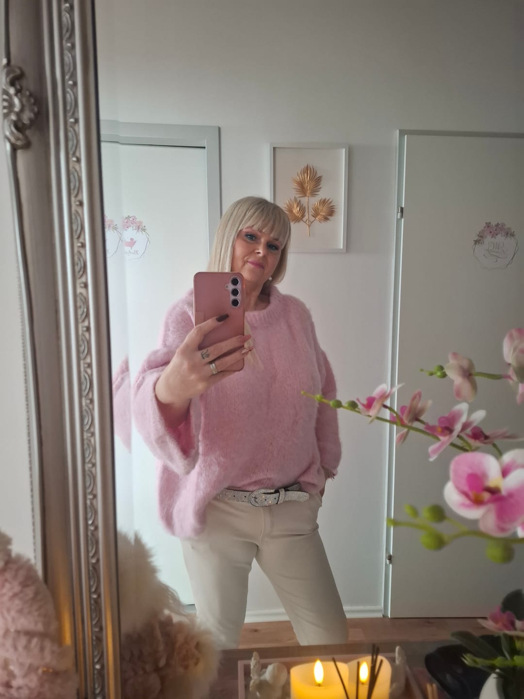 Customer photo review of Ultra-Soft Off-Shoulder Knit