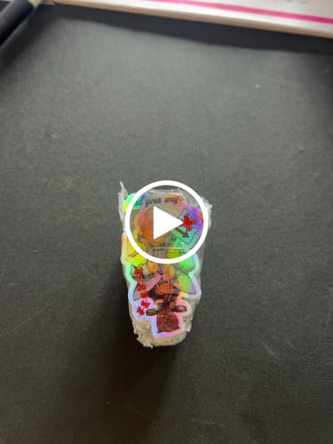 Customer video review of 100 2.5" Custom Holographic Stickers