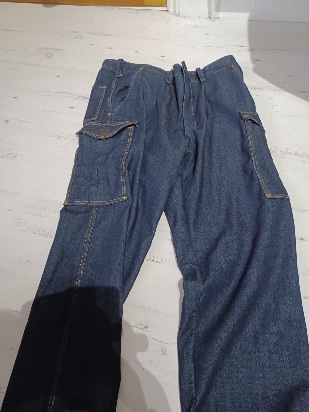Customer photo review of 6 Metre Bundle 100% Cotton Denim Fabric- 55" (Black & Navy)