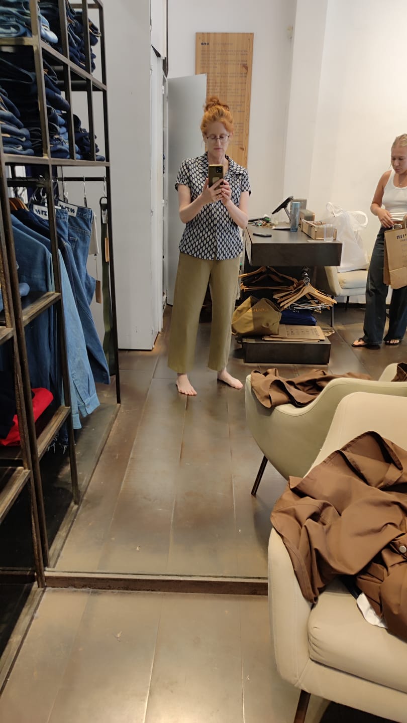 Customer photo review of מכנסי פניני
