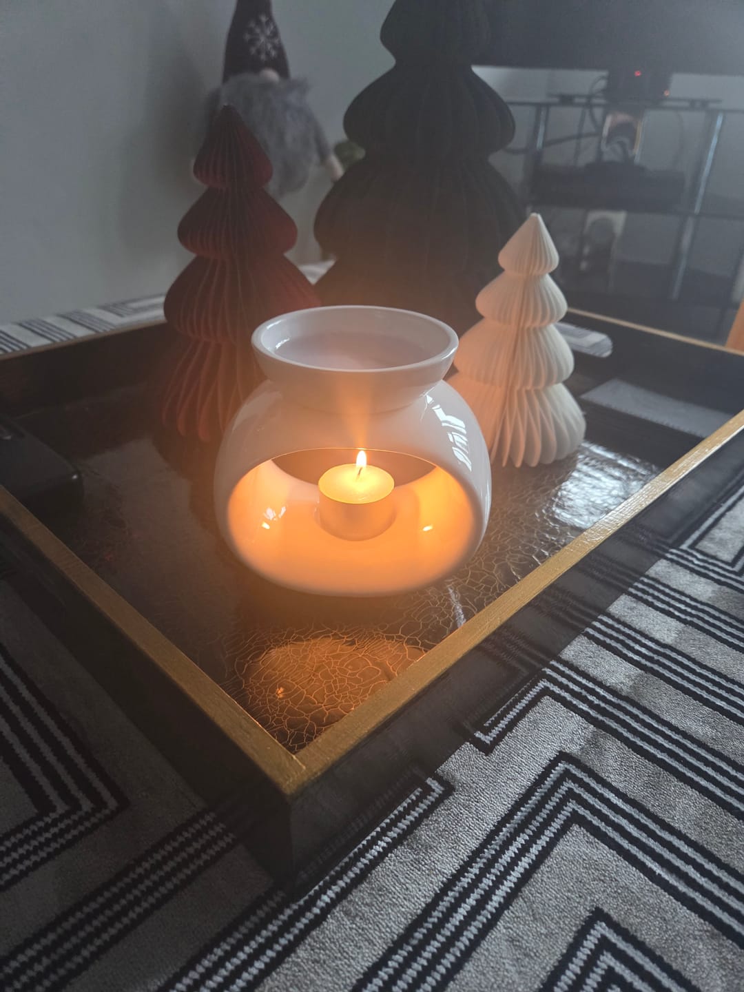 Customer photo review of Rome Ceramic Wax Burner