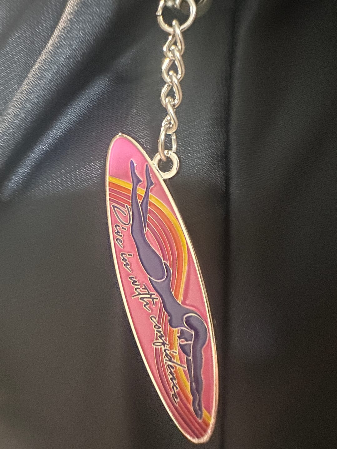 Customer photo review of JAYD Keyring - Sunset Dive