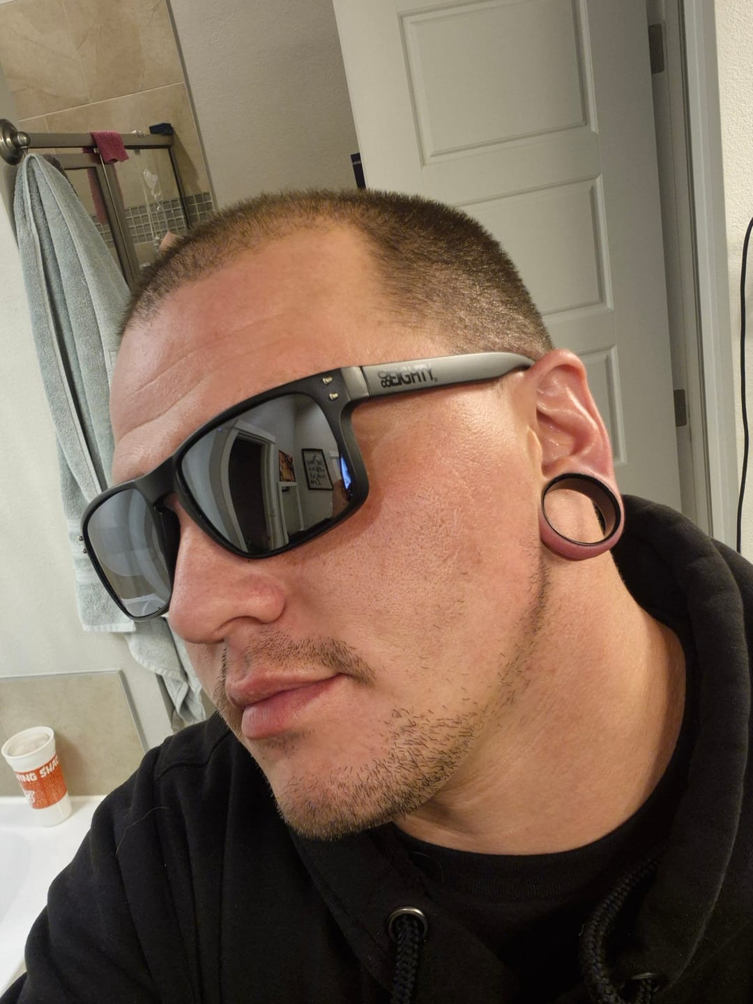 Customer photo review of 80Eighty® Polarized Sunglasses - Black Chrome