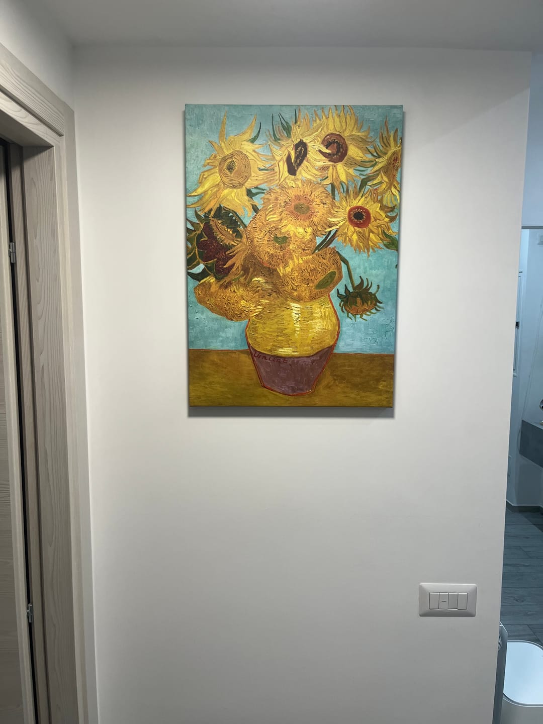 Customer photo review of Vaso con dodici girasoli Vincent van Gogh