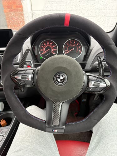 Customer photo review of SHFT BMW F Series Steering Wheel Upgrade Pack With Paddles