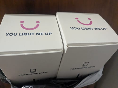 Customer photo review of Friendship Lamp