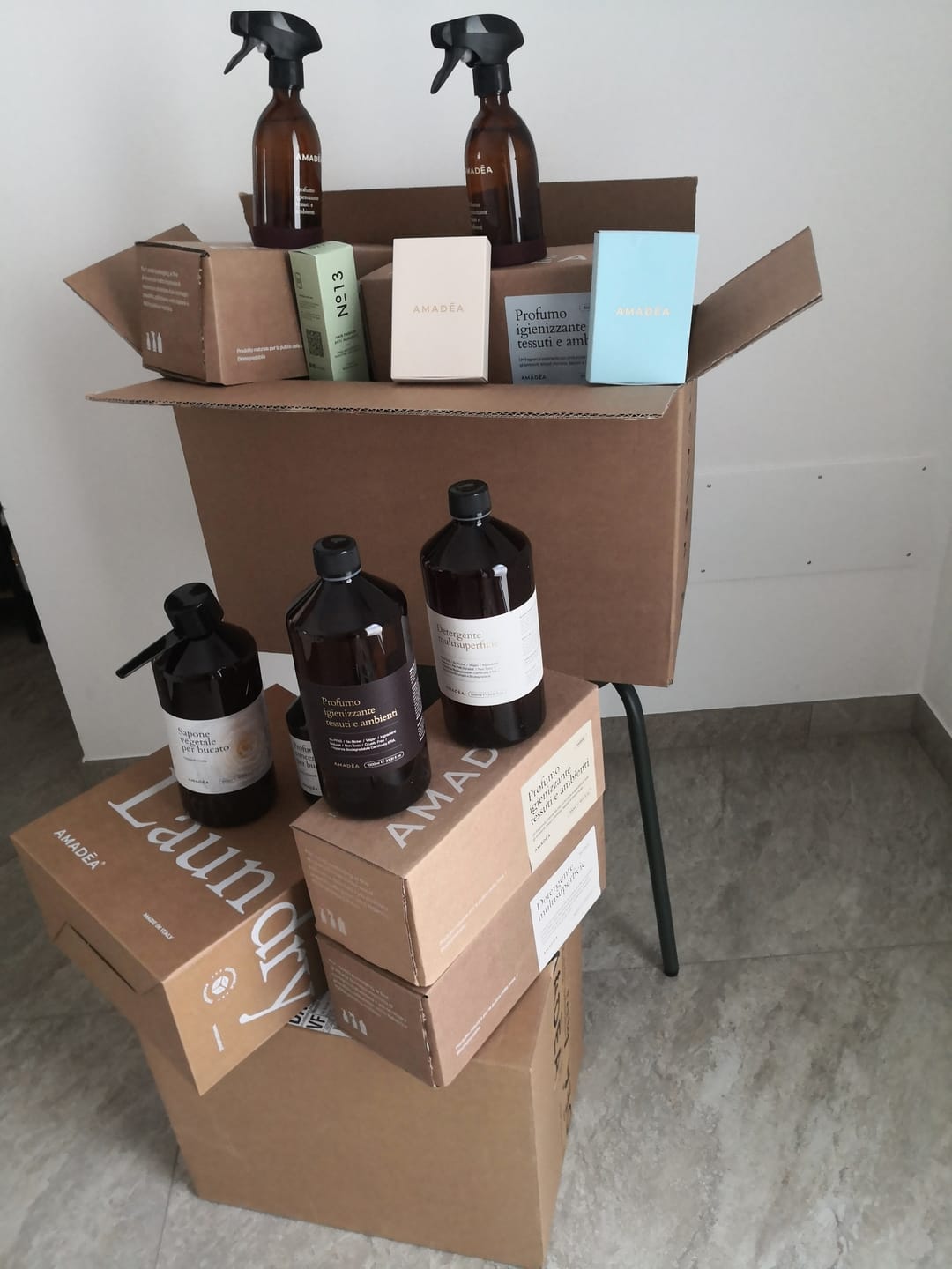 Customer photo review of Profumo "Ambre" - Igienizzante tessuti e ambienti 300ml