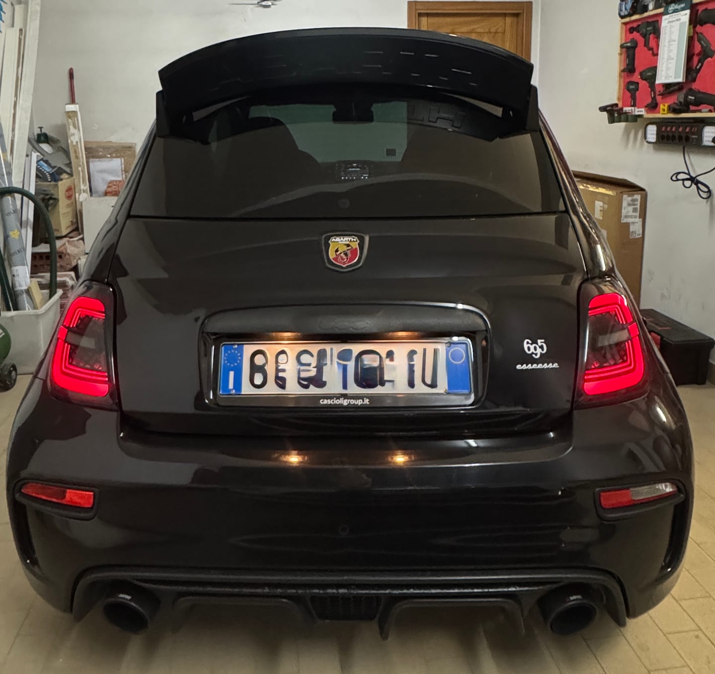 Customer photo review of Fari LED Posteriori Abarth & Fiat 500 (2008-2024)
