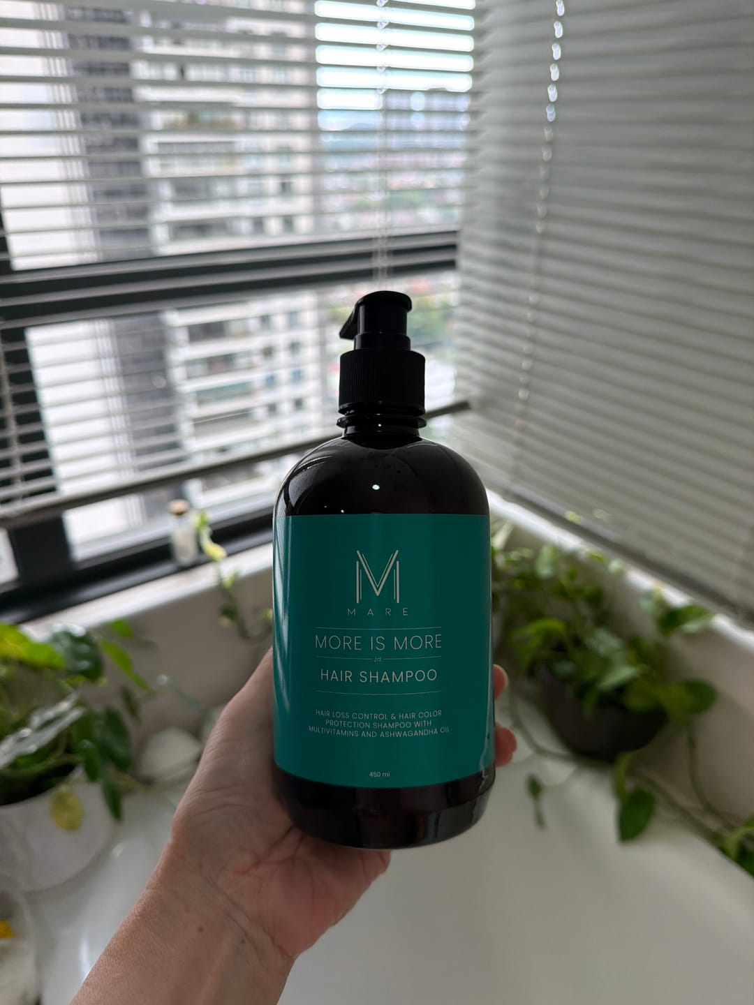 Customer photo review of More Is More – Hair Shampoo 450ml