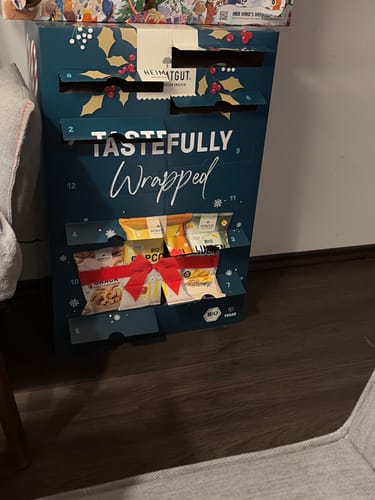 Kundenbewertung mit Foto zu Vorverkauf - Heimatgut Bio Snack Adventskalender