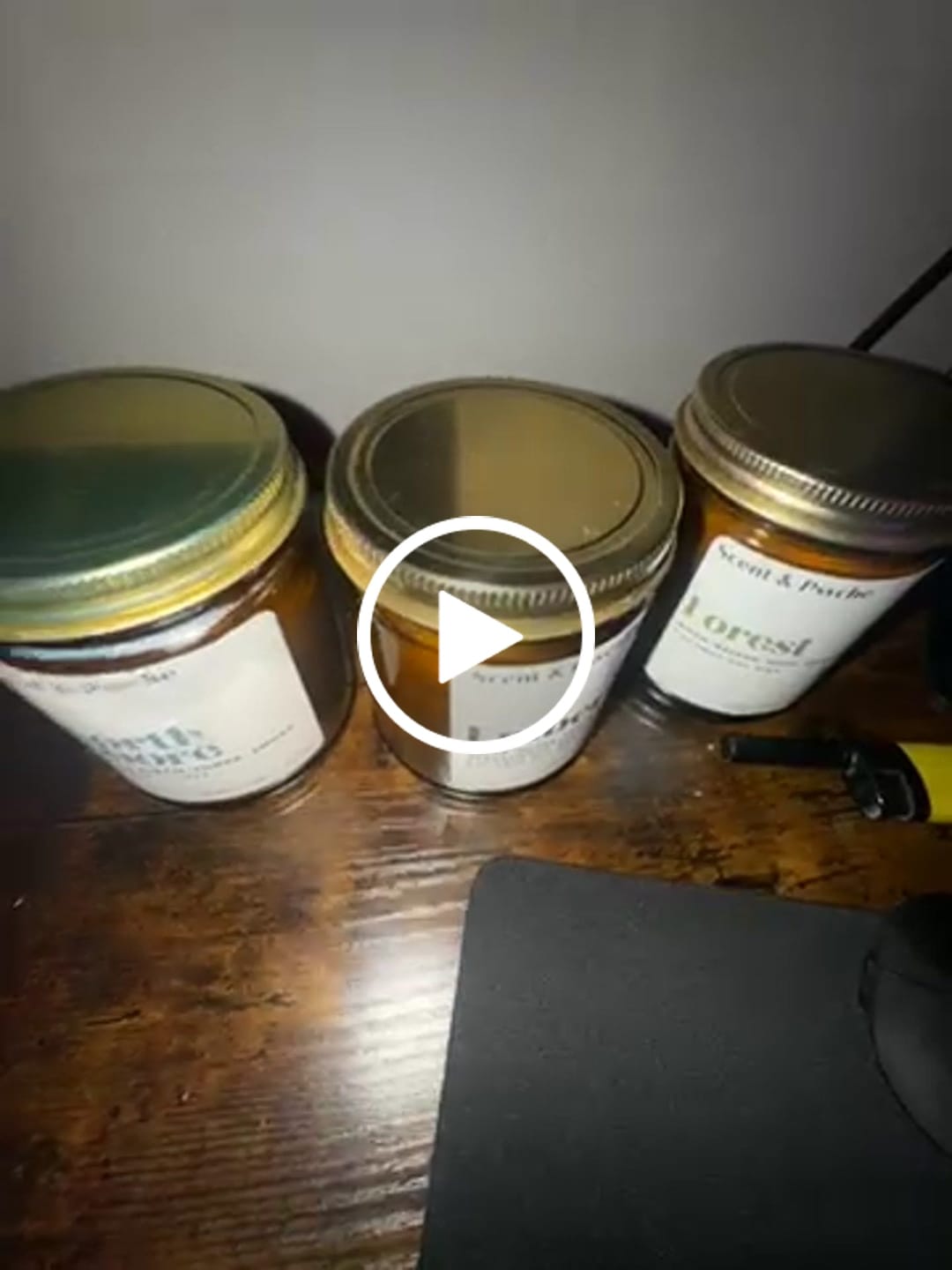Customer video review of Northshore Scented Candle - 7oz Amber Jar