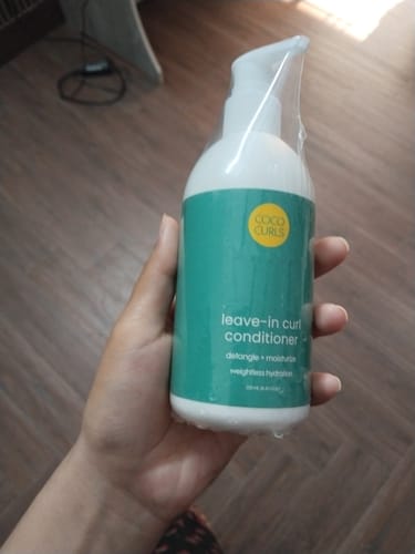 Customer photo review of Free Leave-in Curl Conditioner