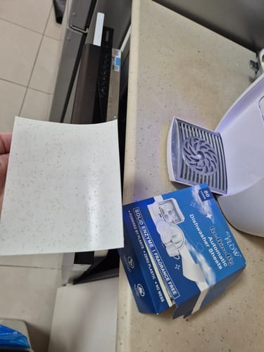 Customer photo review of דפי ניקוי למדיח