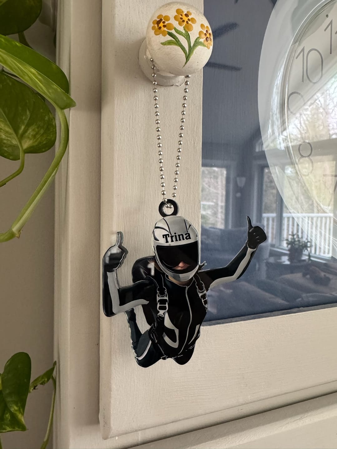 Customer photo review of Skydiving Girl Personalized Christmas Ornament, Gift For Extreme Sports Lover