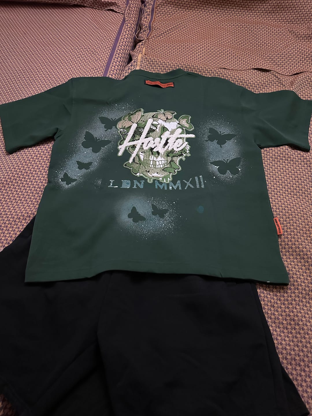 Customer photo review of Butterfly Skull T Shirt