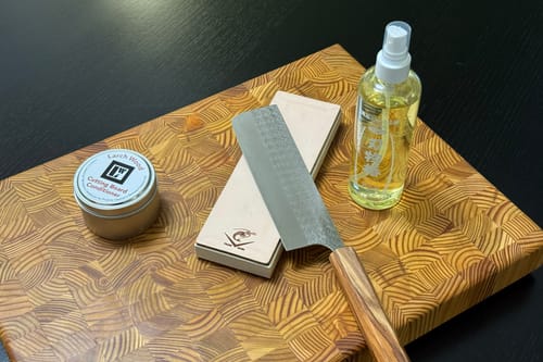 Customer photo review of Cutting Board Conditioner