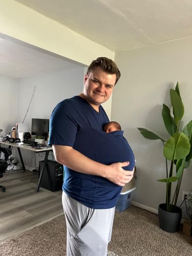 Customer photo review of Kangaroo Shirt and Jacket for Dad and Baby