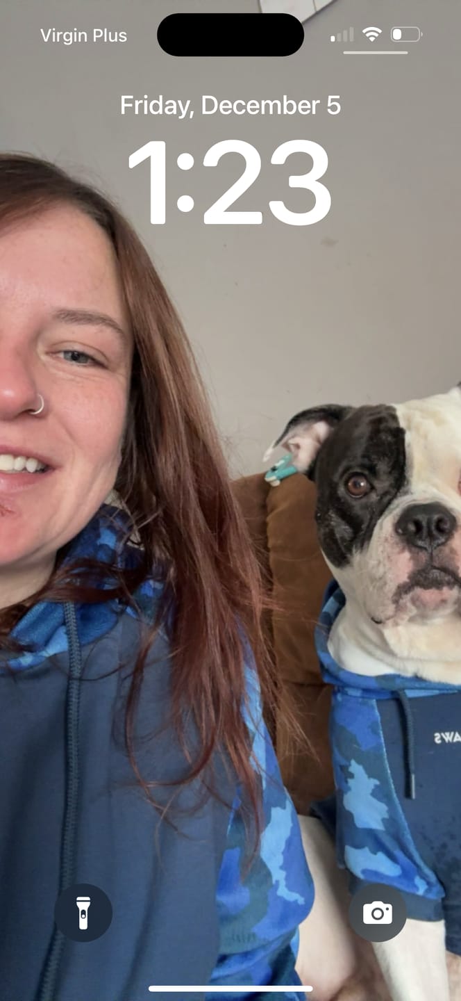 Customer photo review of Blue Camo Human Hoodie