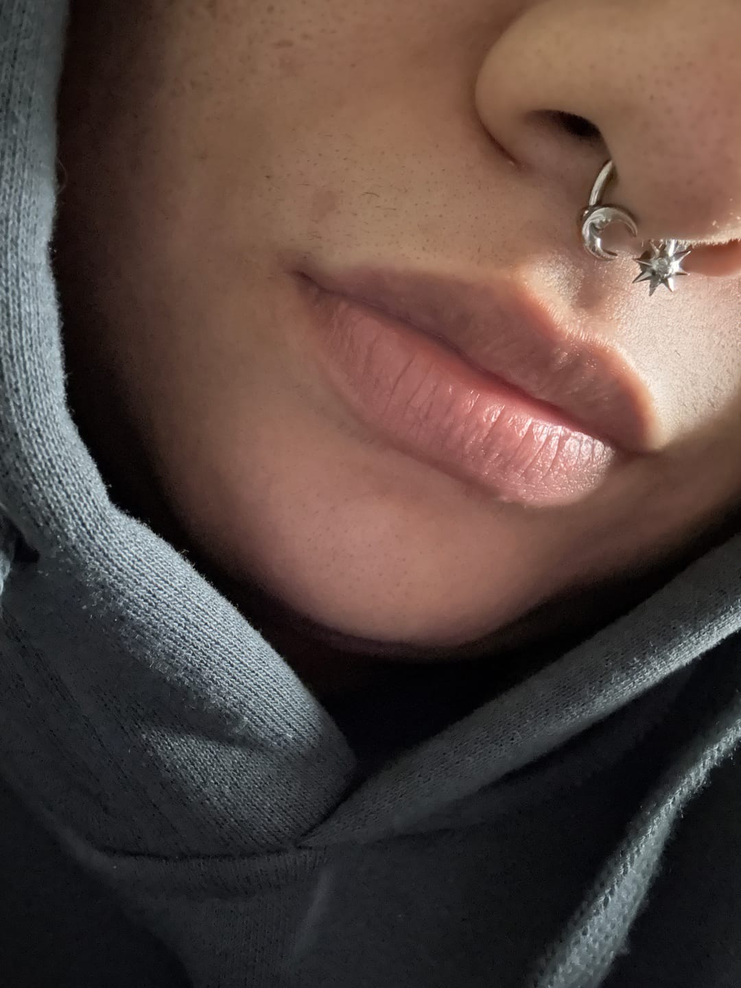 Customer photo review of SUNNY & LUNA REAL SEPTUM