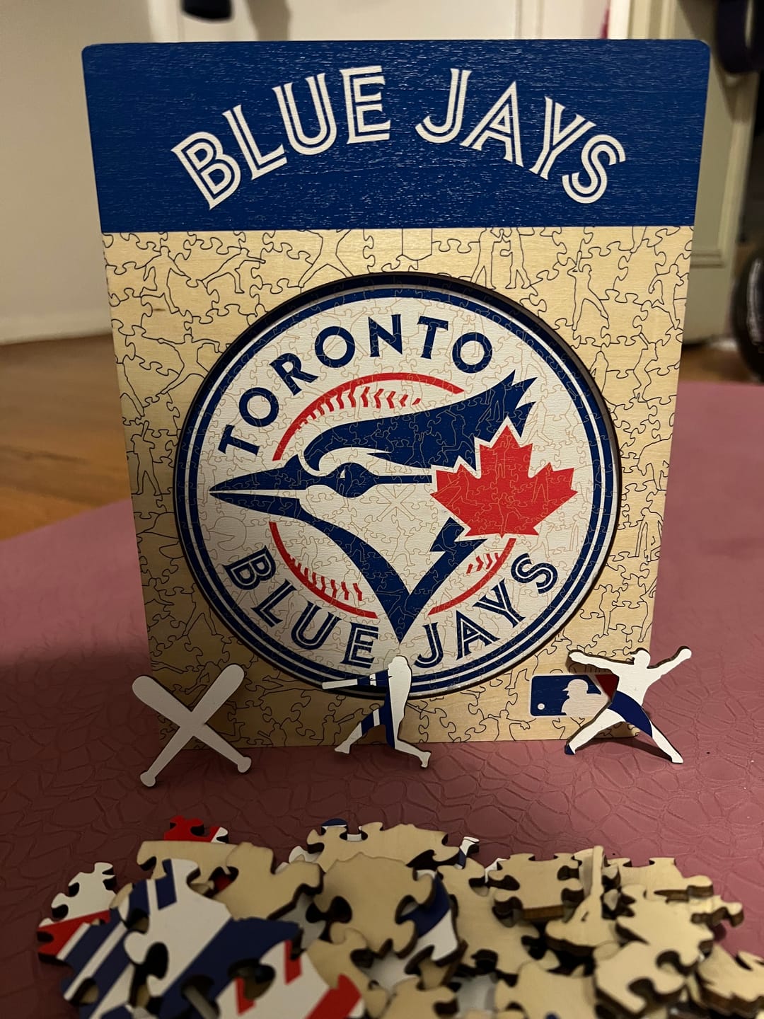 Customer photo review of Toronto Blue Jays™ - Wooden Puzzle