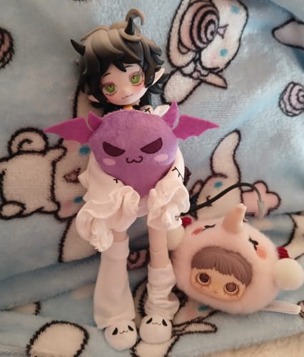 Customer photo review of Cooze Devil Horns Series Sloth Special Color 1/8 BJD Limited Action Figure