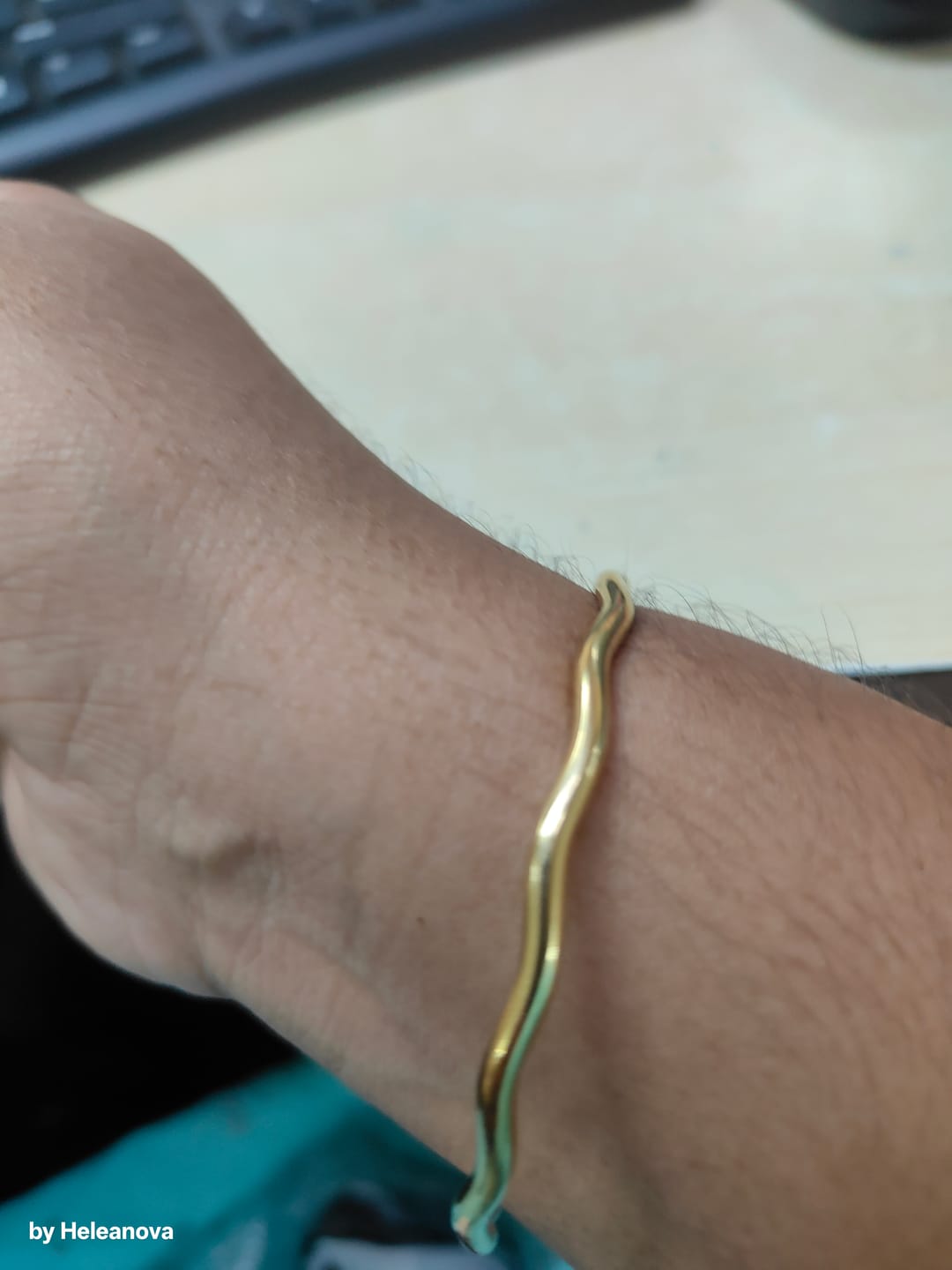 Customer photo review of Wave Bracelet