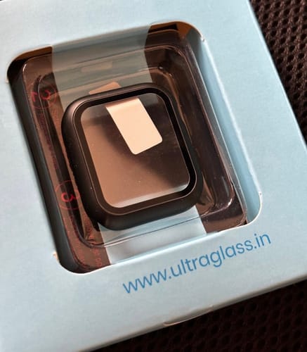 Customer photo review of BestGlass Screen Protector + Bumper for Apple Watch