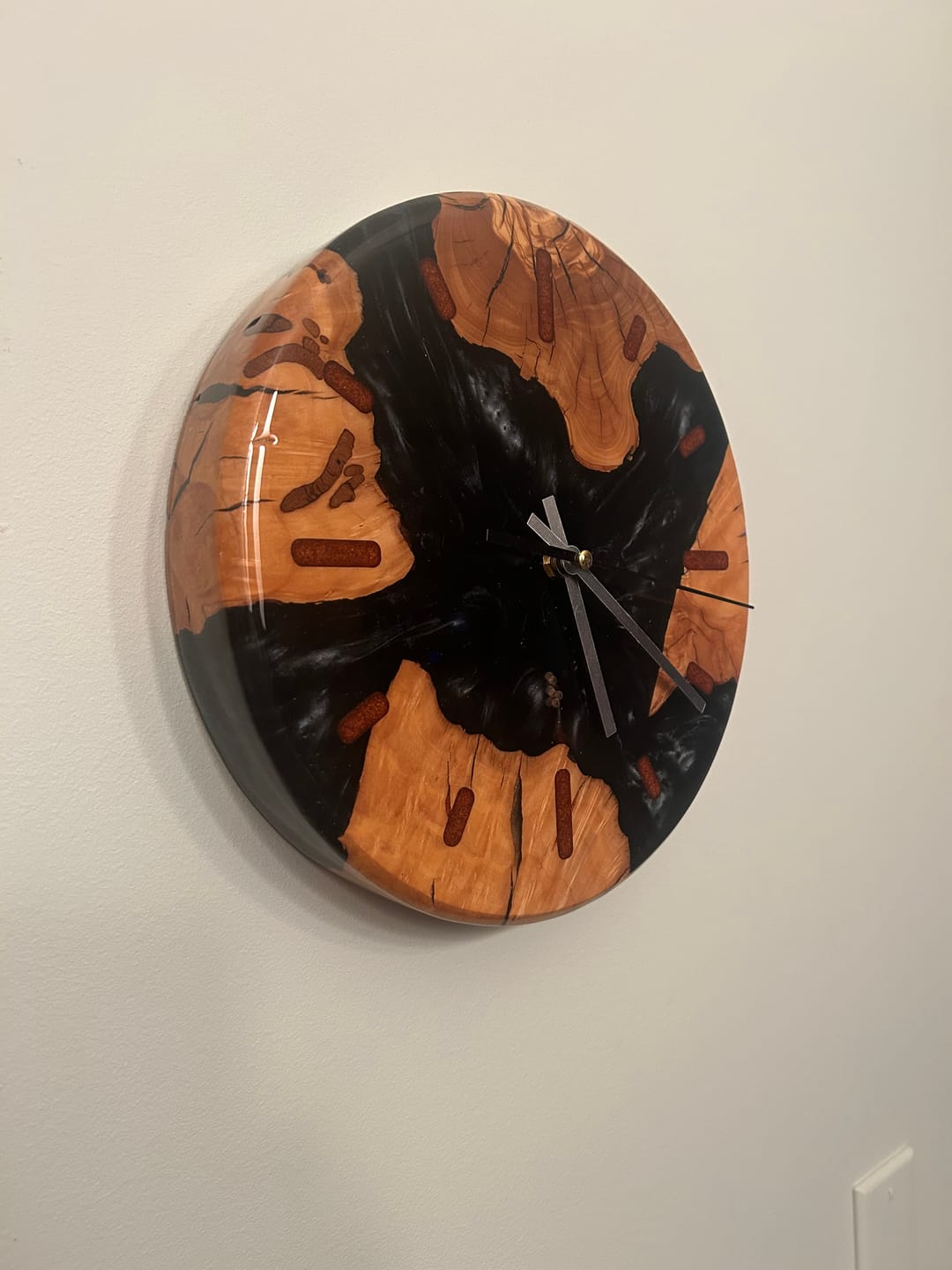 Customer photo review of 10" Circle + Clock Dials Style 2 Acrylic Router Template