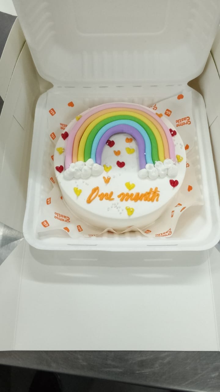 Customer photo review of Pretty Unicorn Cake