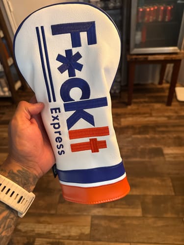 Customer photo review of F*ck It Express Headcover