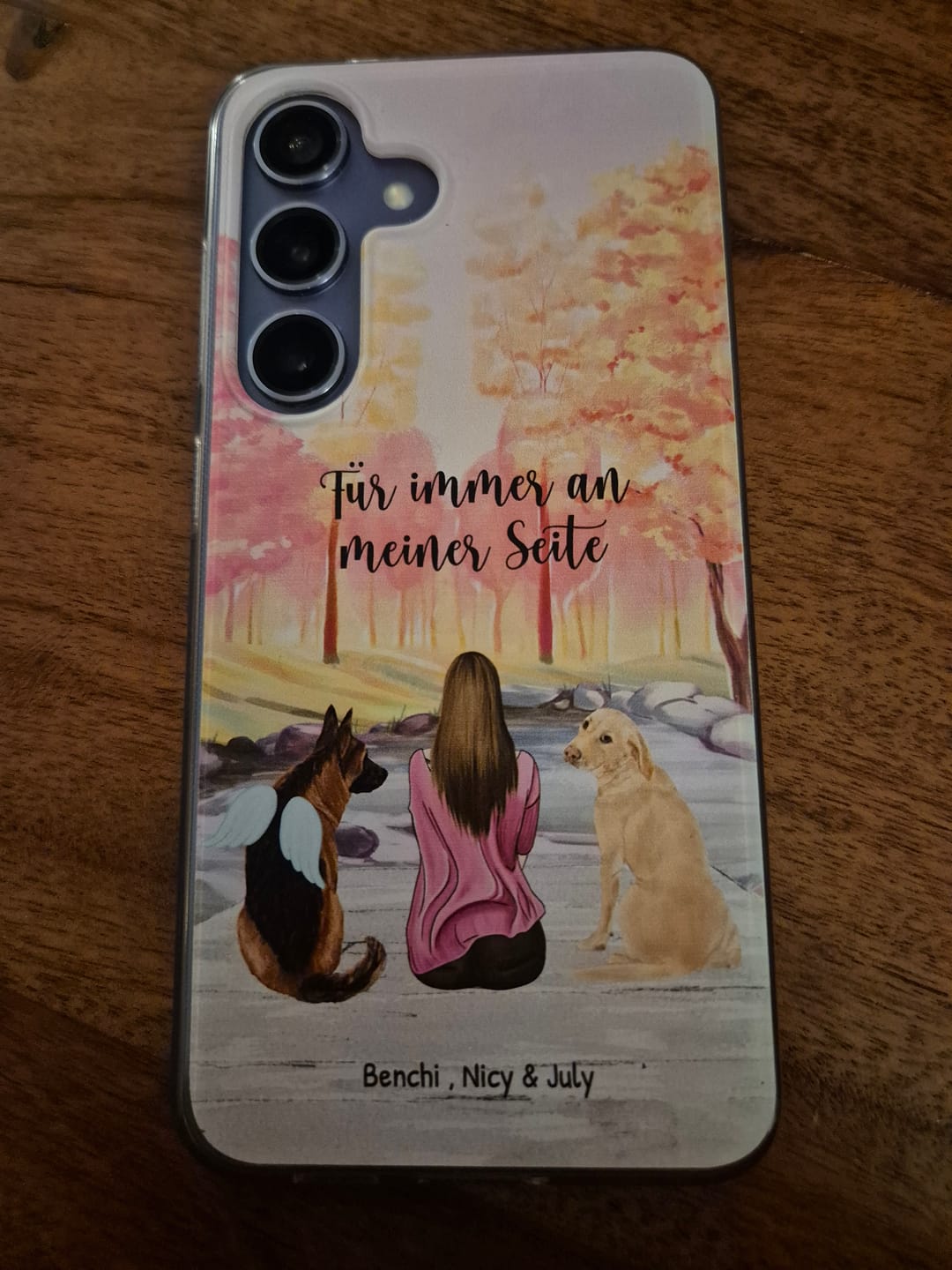 Customer photo review of Unterwegs mit Haustier - Individuelle Handyhülle