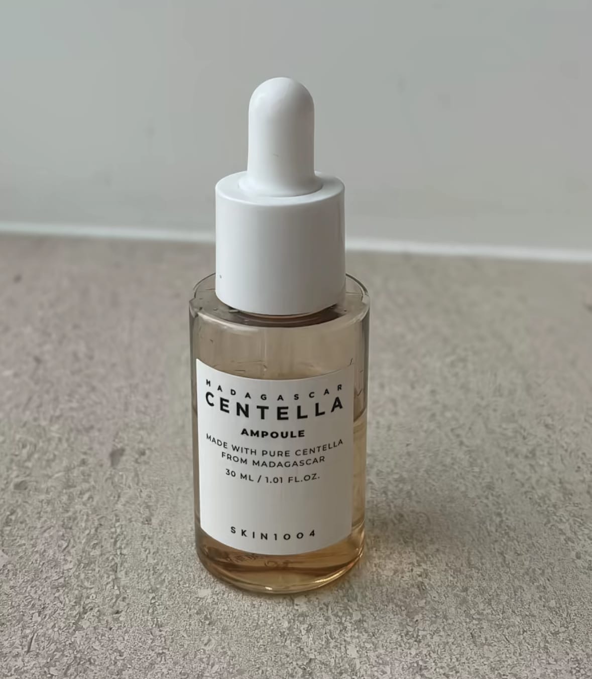Customer photo review of Ampula ar azijas centellas ekstraktu SKIN1004 Madagascar Centella Ampoule